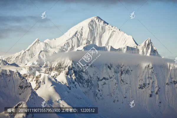 美麗的雪山