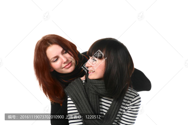 美麗的女孩畫像