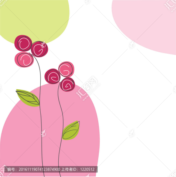 花的賀卡