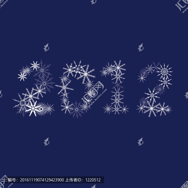 雪花2012插畫