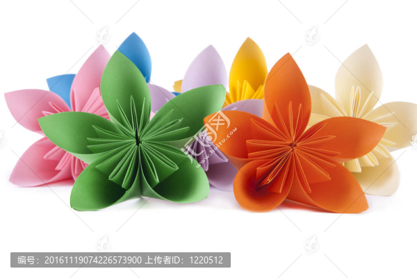 五顏六色的鮮花kusudama