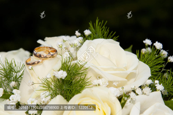 婚禮當(dāng)天的新娘花束