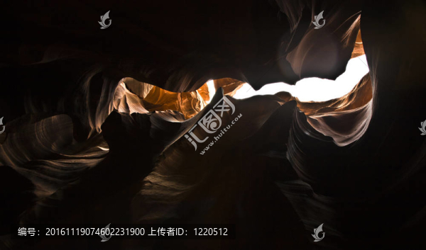 羚羊槽峽谷；亞利桑那州
