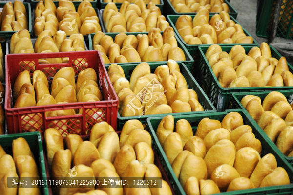 在面包面包店；食品廠