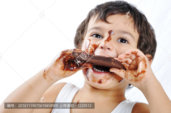 孩子用巧克力