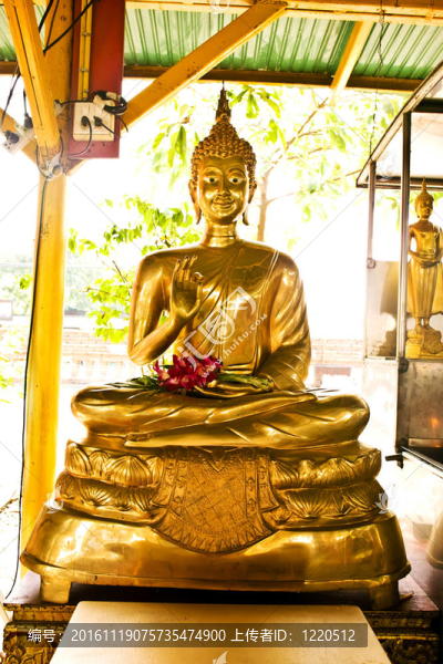 Wat,Na,Phramane與著名寺院佛像ajutthaya