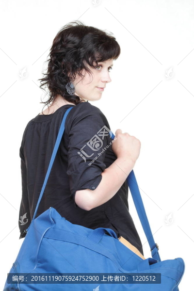 婦女與肩袋隔離