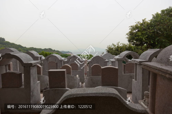 傳統(tǒng)的墓地。香港.