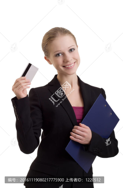 商業(yè)女人用信用卡