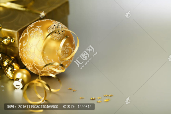 黃金圣誕球及禮品