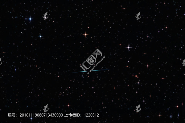 流星劃過星空