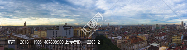 哈瓦那；古巴。全景與國會大廈在中心