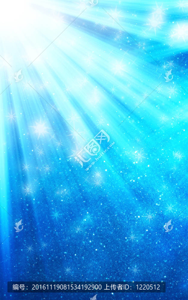 帶有光線的落下的星星