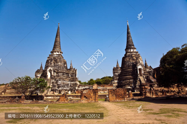 著名的寺Wat,Phra,Si,sanphet