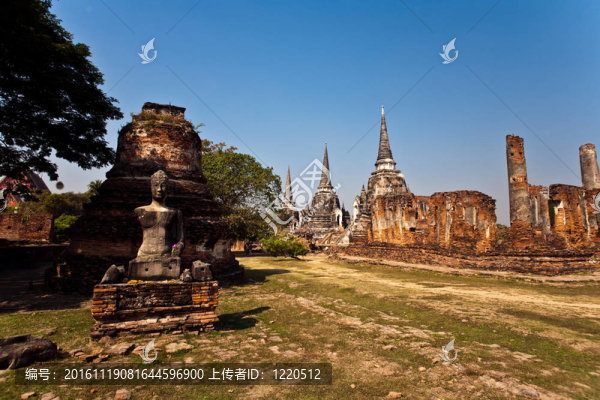 著名的寺Wat,Phra,Si,sanphet