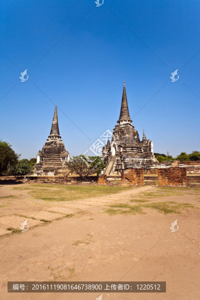 著名的寺Wat,Phra,Si,sanphet