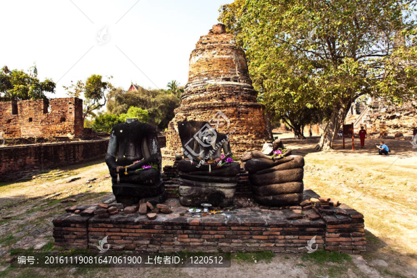 著名的寺Wat,Phra,Si,sanphet
