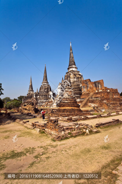 著名的寺Wat,Phra,Si,sanphet