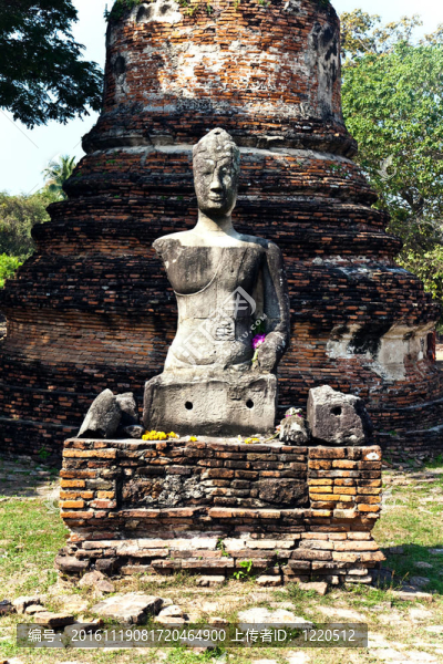 著名的寺Wat,Phra,Si,sanphet