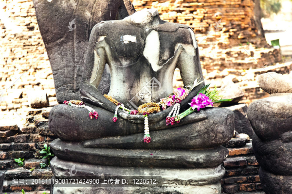 著名的寺Wat,Phra,Si,sanphet