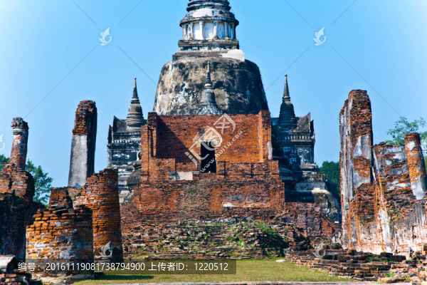 著名的寺Wat,Phra,Si,sanphet