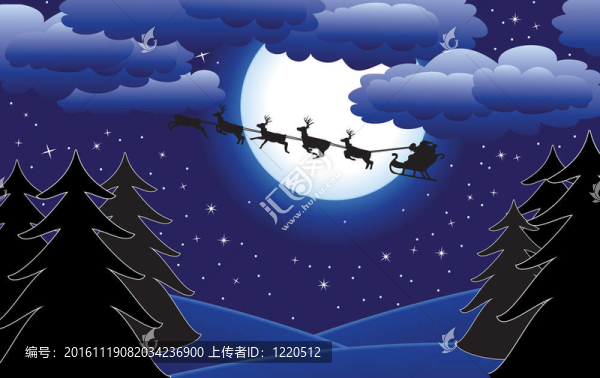 圣誕老人的節(jié)日背景