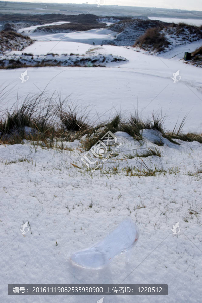 白雪高爾夫球場(chǎng)水晶玻璃高跟鞋