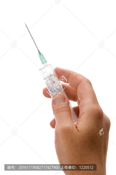 注射器在手