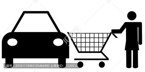推購物車的女人