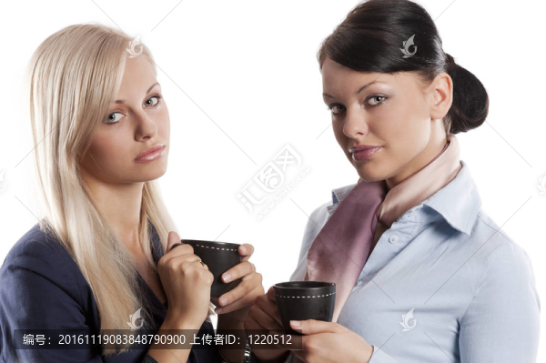 從工作中放松的女人