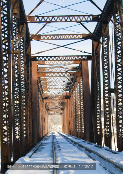鐵路tressle雪