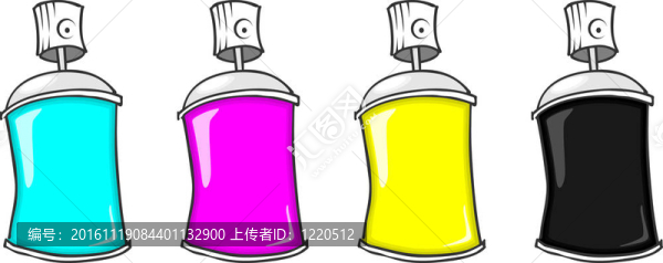 CMYK噴霧罐