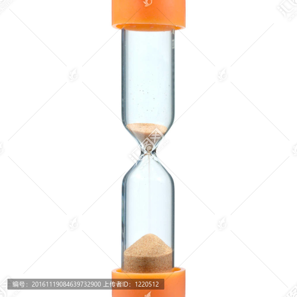 Sandglass白色隔離