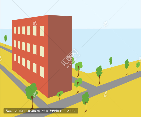 在海邊的新建筑