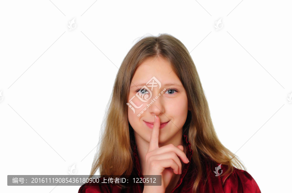 工作室里的一個十幾歲的女孩