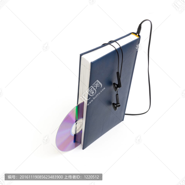 耳機和書籍（音頻圖書概念）