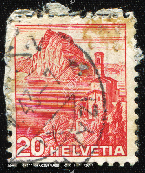 在Castagnoli的圣喬治教堂；盧加諾；Canton,Ticino