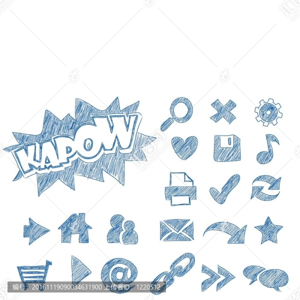 勾勒webicons