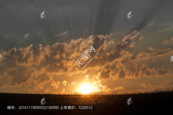 日出和云海