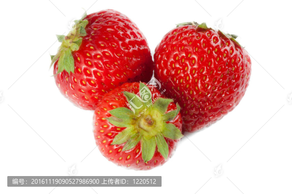 白色的成熟的草莓