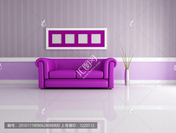 紫色沙發(fā)