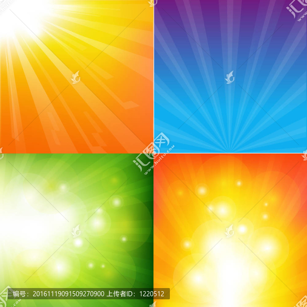 摘要背景顏色的陽光