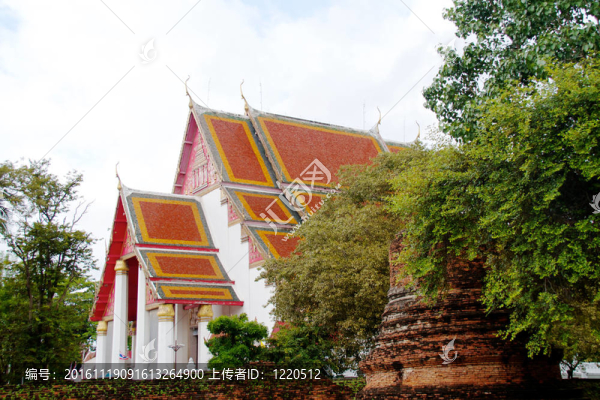 國(guó)王宮殿笏mongkolpraphitara,Ayutthaya；泰國(guó)