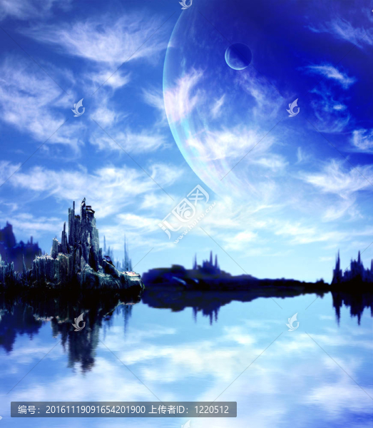 夢(mèng)幻星球上的風(fēng)景