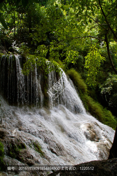 Erawan,Waterfall；Kanchanaburi；泰國