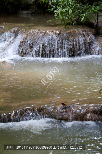 Erawan,Waterfall；Kanchanaburi；泰國