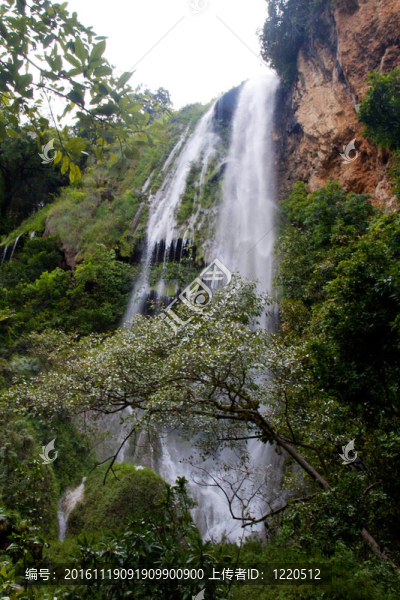Erawan,Waterfall；Kanchanaburi；泰國
