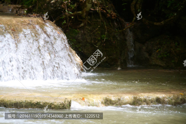 Erawan,Waterfall；Kanchanaburi；泰國