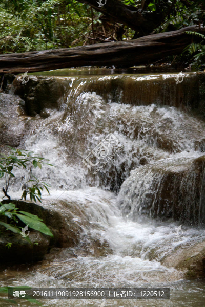 Erawan,Waterfall；Kanchanaburi；泰國