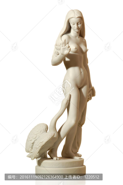 一個女人的石膏雕像